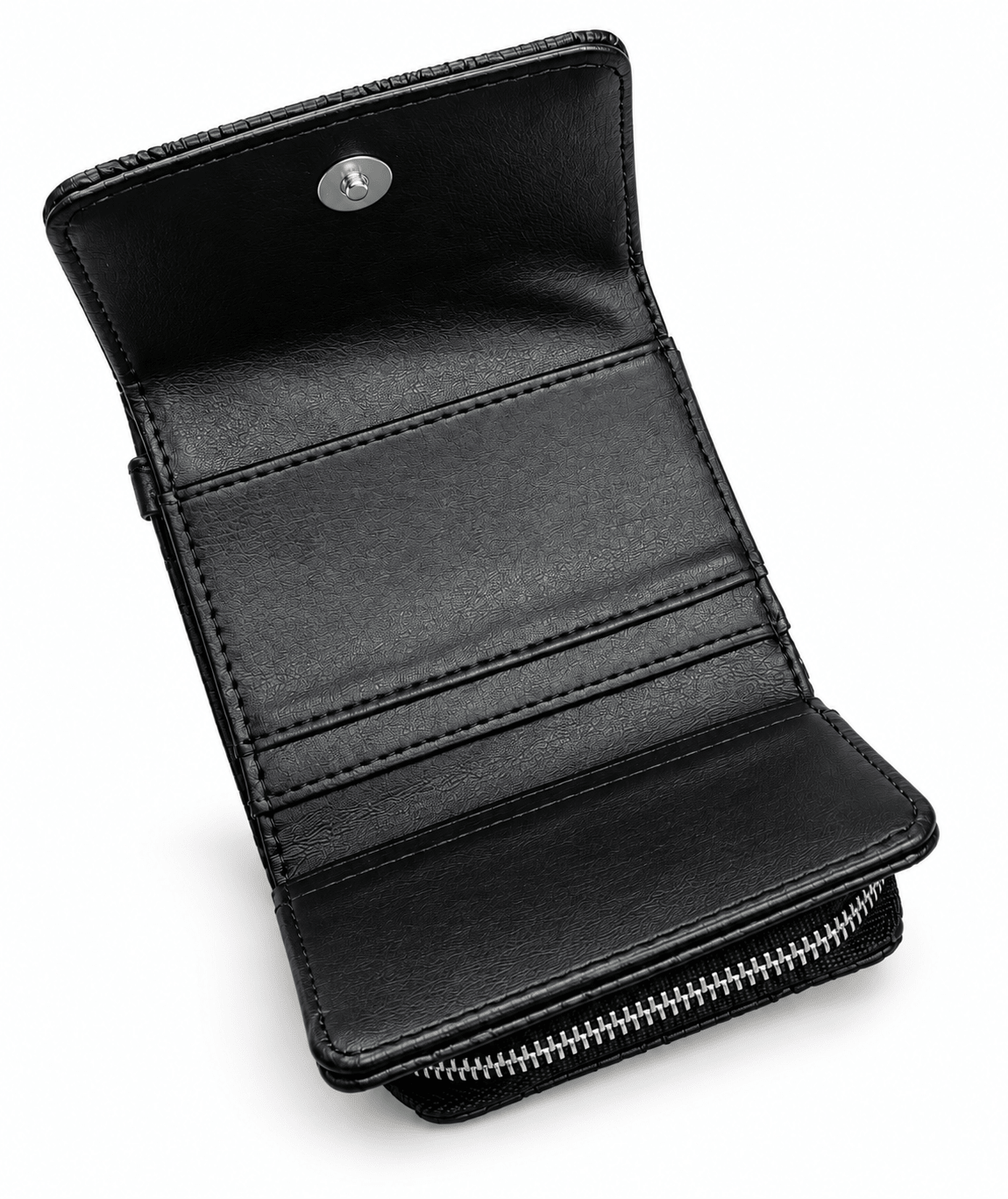 Billetera Steve Madden Negra – Diseño Monograma 🖤 | Baby Helena Shop
