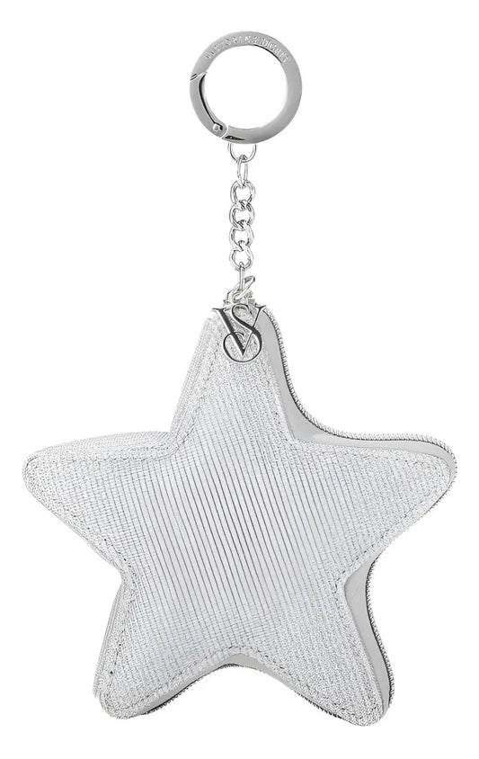 Monedero / Llavero Victoria’s Secret Estrella Plateada ⭐