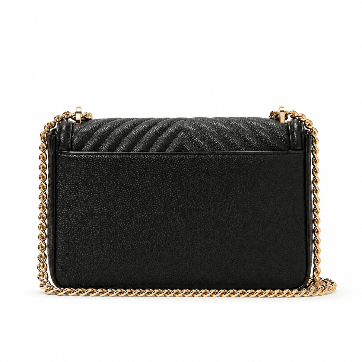 Cartera Victoria’s Secret Negra Acolchada con Cadena Dorada 🖤 | Baby Helena Shop