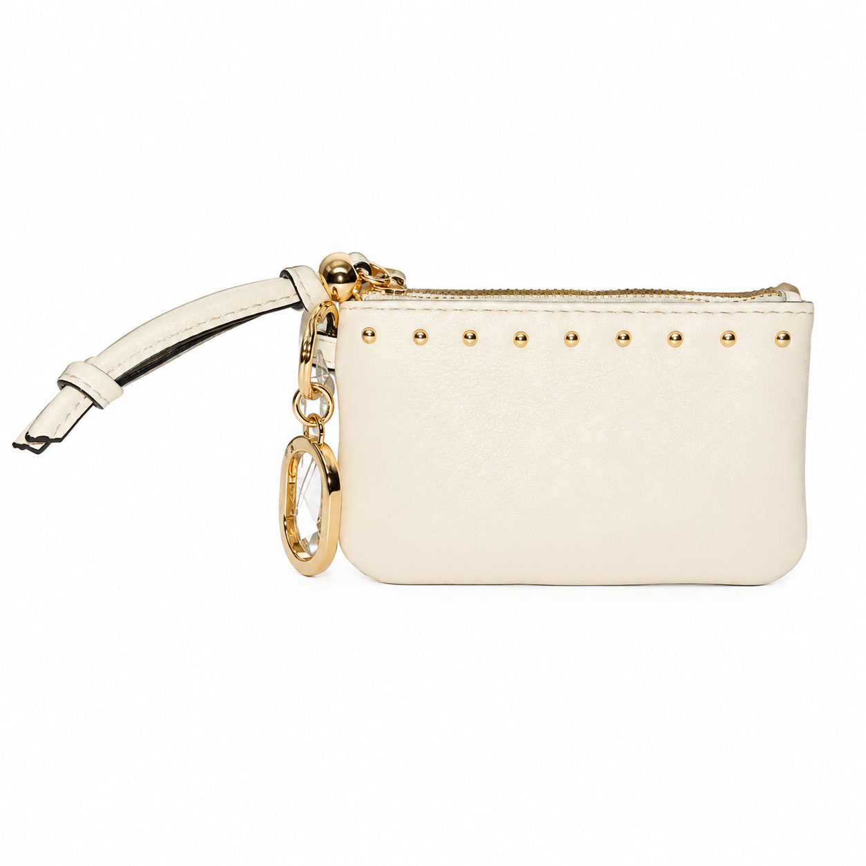 Monedero Victoria’s Secret Crema con Detalles Dorados 🤍✨
