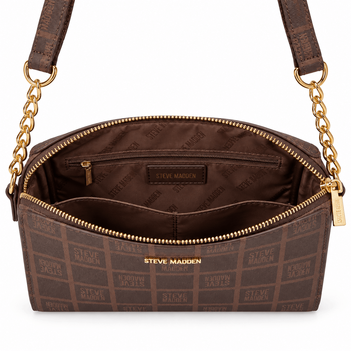 Cartera Crossbody Steve Madden Chocolate 🤎 | Baby Helena Shop
