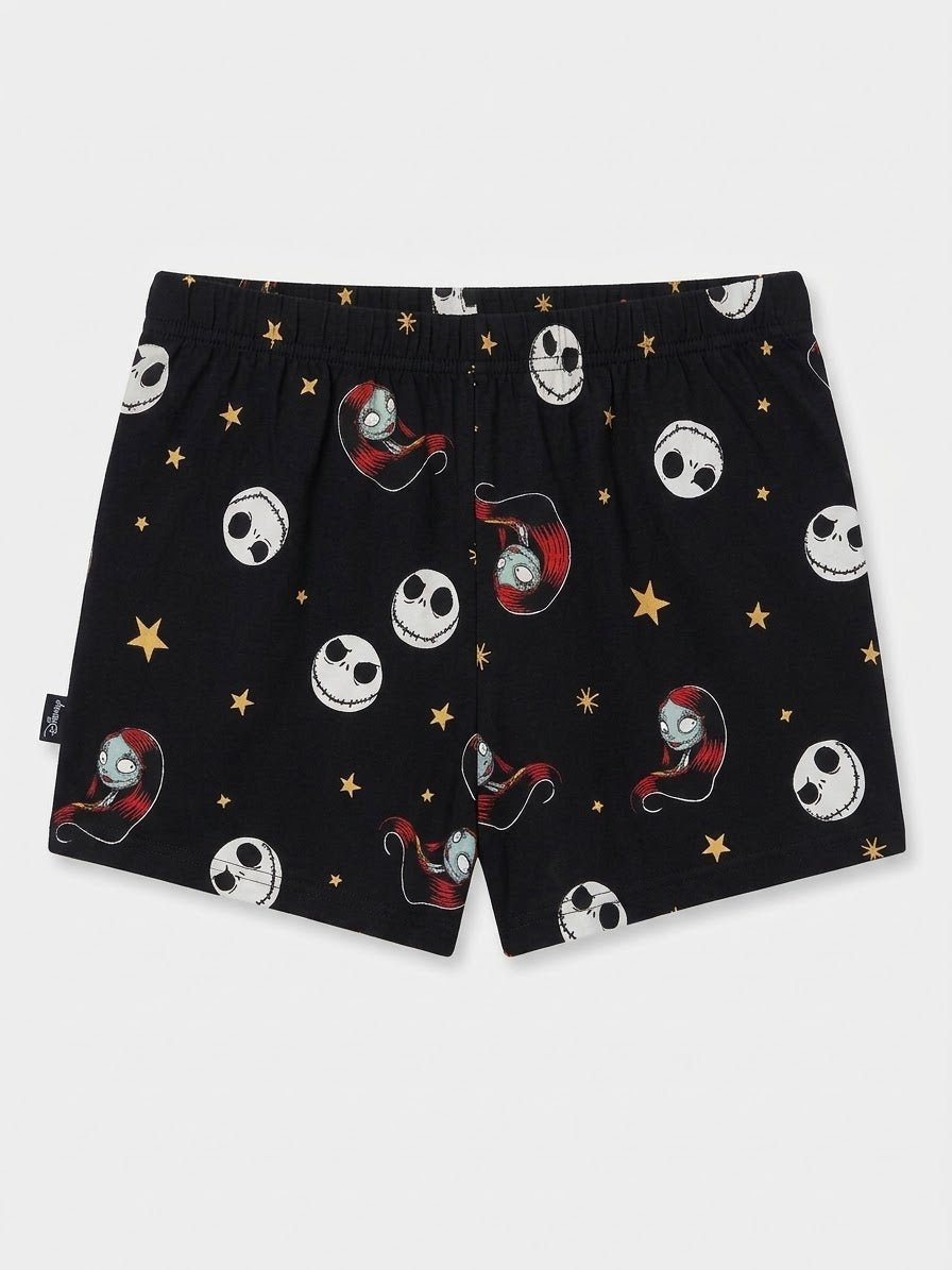 Pijama Disney The Nightmare Before Christmas Negro – Polera + Short 🖤 | Baby Helena Shop