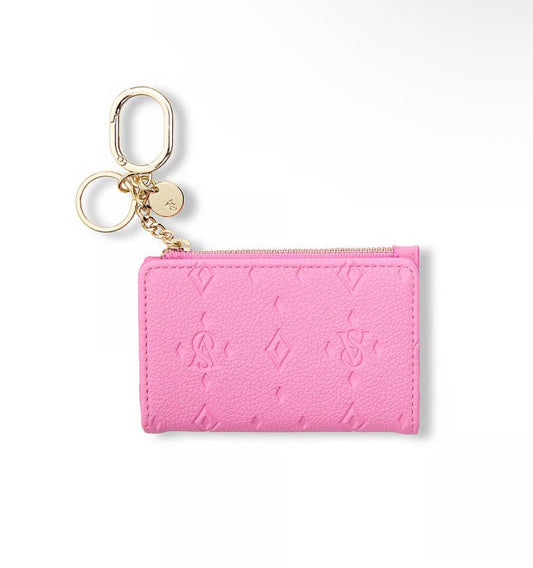 Monedero / Porta Tarjetas Victoria’s Secret Rosado con Llavero 🩷 | Baby Helena Shop