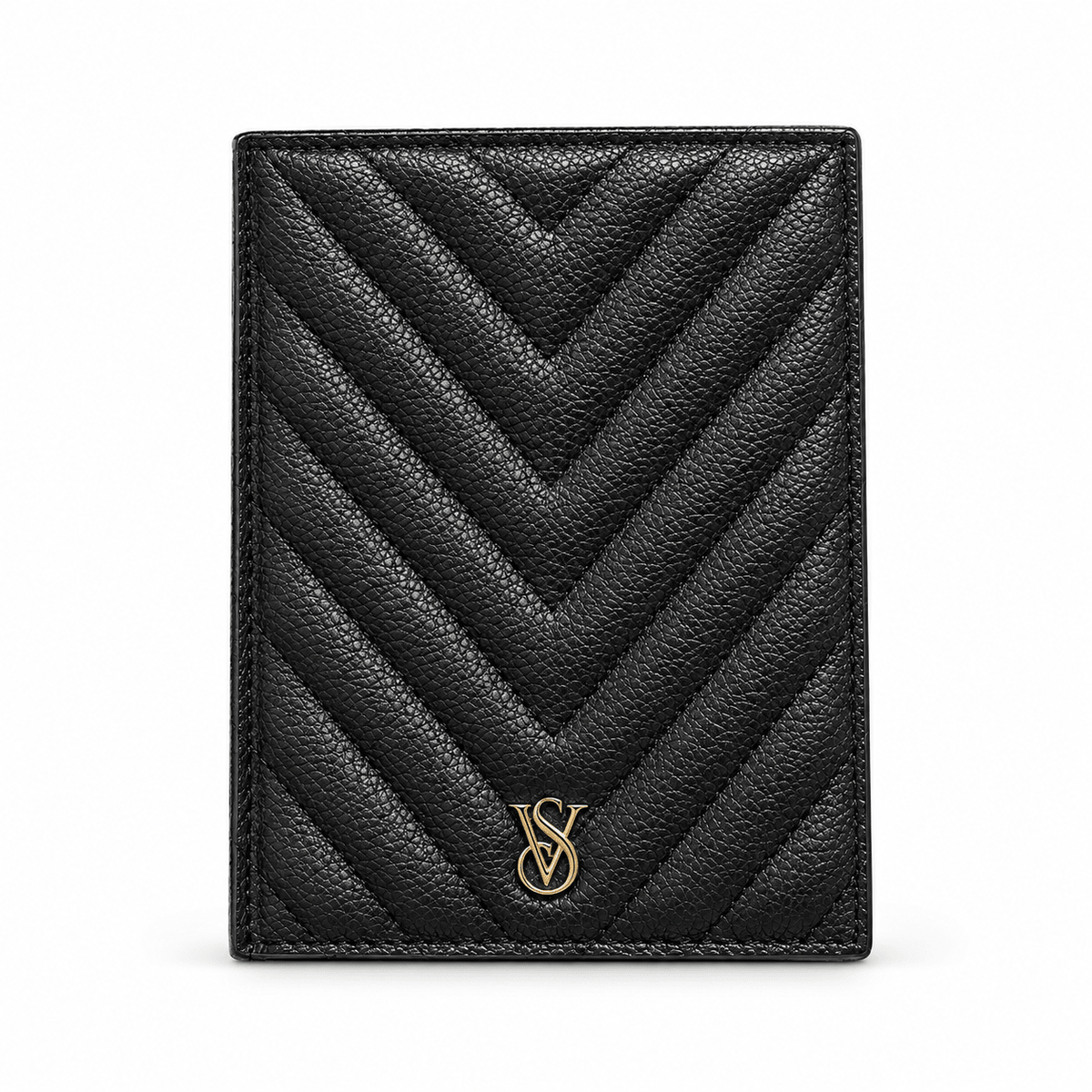 Porta Pasaporte Victoria’s Secret Negro con Detalles Dorados 🖤💛 | Baby Helena Shop
