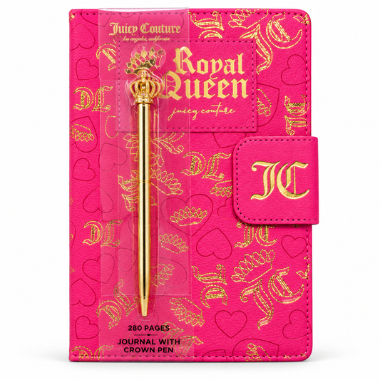 Agenda Juicy Couture “Royal Queen” con Lápiz Corona