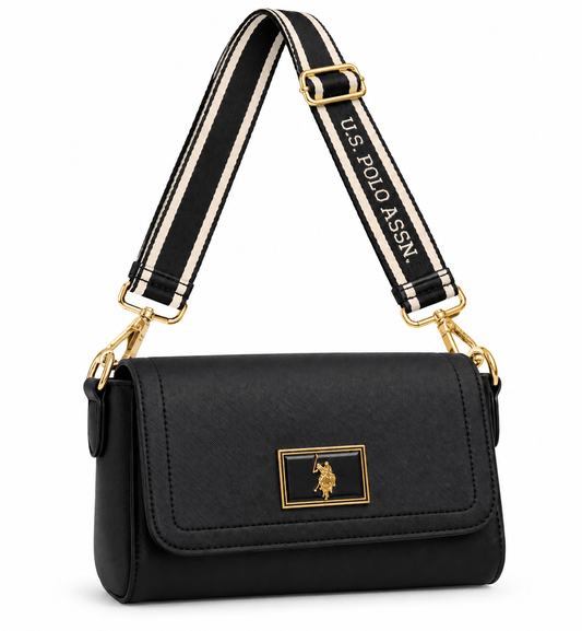 Shoulder Bag / Crossbody U.S. Polo Assn. Negra 🖤 | Baby Helena Shop